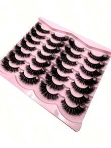 14 Pairs Russian Strip Lashes Natural Looking Soft & Fluffy Mink Lashes 3D False Eyelashes Russian Volume Eyelashes Eyelashes Dramatic Mink Lashes Wispy Long Foxy Eye Lifting Look Eyelash Extension Kit Full Eyelash Strip To Lengthen And Volumize Outer Corner Of Your Eye Beauty Makeup Warehouse (Mix Styles) -