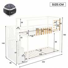 Kids Bed Frames, Headboards & Footboards - White - View 6
