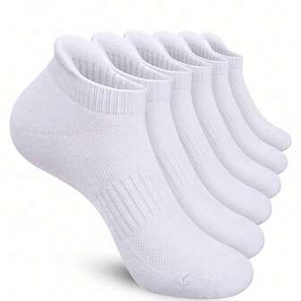 Sports Outdoor 3 st Ankel löparstrumpor med lågt snitt och valvstöd, andningsbara och vadderade sportstrumpor, unisex