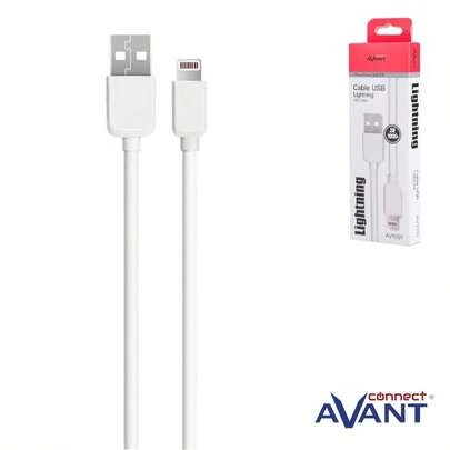  Kabel Lightning Avant CONNECT | 1-metrowy kabel Lightning | Ładowarka Lightning z szybkim ładowaniem | 2 A | Biały
