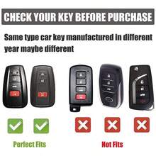 For ToyotaCAR Key Fob Cover,Special Soft TPU Key Case Cover Protector Compatible With 2019-2025 Rav4 2018-2024 Camry 4Runner 2020-2022 Highlander Corolla Prius Avalon C-HR - 粉色 - 查看 2