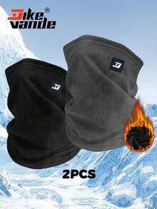 jike vande Winter Warm Neck Gaiter Windproof Face Mask Scarf, Suitable For Skiing, Fishing, Hiking, Cycling And Other Outdoor Activities, Unisex, Dark Gray - Multicolor - View 12