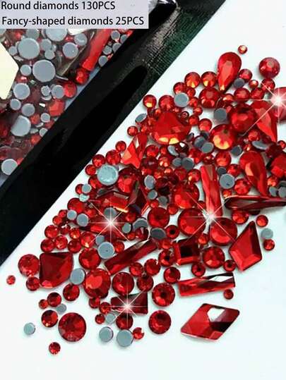 50 قطعة من الزركونيا الشفافة الصغيرة لتزيين الأظافر - لامعة للغاية، حجر الراين ذو القاع المدبب للزينة اليدوية والقدم