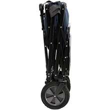 Sports - Marco de Acero Resistente Plegable Plegable de 150 Libras de Capacidad para jardín Aire última intervensión, Carro utilitario para Patio con Mesa y portavasos, Color Negro(Azul) - Tipo 2 - Ver 7