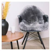 Sheepskin Long Hair 2x3 Ft | Bedside Rugs For Bedrooms, Sofa, Chair Or The Dining Table | Each Sheepskin Rug Isand Created By Nature | Small Fluffy Rug In Color Light Grey - 多色840 - 查看 6