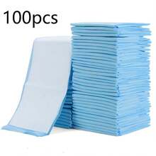 100 szt./opakowanie Jednorazowe, wodoodporne i oddychające podkłady do przewijania pieluszek dla niemowląt, miękka i chłonna podkładka na materac, praktyczny prezent, 17 x 13 cali