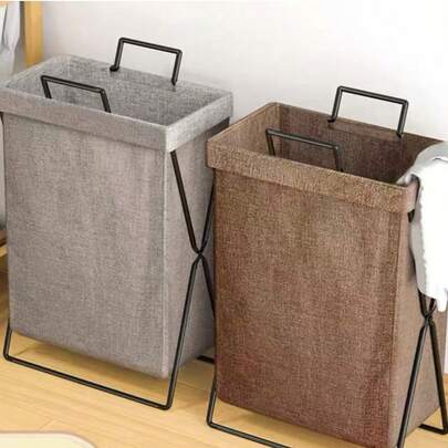 Large Capacity Dirty Clothes Storage Basket, Bathroom Moisture-Proof Storage Basket, Foldable Laundry Hamper For Home, Kids Room, Bedroom, Balcony, Dorm