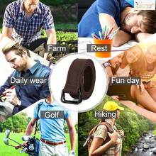 JASGOOD Men Canvas Double Ring Belt Plus Size Men Cloth Casual Belt For Jeans Pants{"Color_name":"DarkCoffee","Size_name":"FitsWaistSize33\"-38\""} - Multicolor8 - View 8