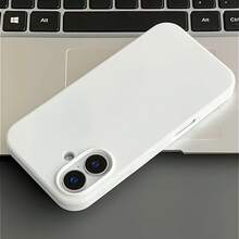 High-End Solid Color Aesthetic True Silicone Phone 16 Pro, Compatible With 15/14/13/12 Pro, Soft And Smooth Texture, Shockproof Protective Cover Plus. Slim Soft Phones - 1 cái - Xem 2