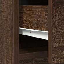 vidaXL Sideboard mit Schubladen und Türen Braun Eichen-Optik