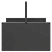 vidaXL Holzregal schwarz 40x40x40 cm