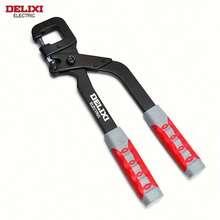 DELIXI ELECTRIC 10/12 英寸金属螺柱压接钳，专业干墙打孔手动工具，高硬度和韧性，无需电力，适用于干墙螺柱项目 - 彩色 - 查看 4