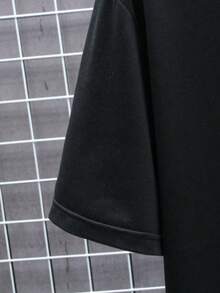 Men's T-Shirt MOUNTAIN PATH StreetWear 100% Cotton - 黑色 - 查看 4