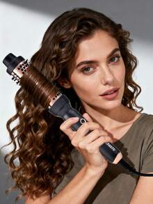 CRASTS 2-In-1 Hot Air Brush, Straightener & Curler, Multi-Function Hair Styling Tool, Model HC-061 - EU C Type Plug(220-240V) - View 6
