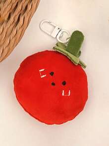 1个创意可爱趣味仿真毛绒食物钥匙扣，可爱毛绒卡通包包挂饰，面包、碱性面包、番茄蔬菜钥匙扣，小饰品，汽车钥匙扣，钥匙挂绳，钥匙扣，钥匙链配件，钥匙圈，送给女性的礼物，送给男朋友的礼物，圣诞礼物，圣诞袜填充物，生日礼物，送给朋友的礼物，节日礼物，活动纪念品，派对礼物。 - 彩色 - 查看 16