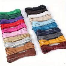 5m/sac 4mm imitație de piele frânghie colier frânghie mâner margine bandă curea accesorii de cusut, DIY presat piele frânghie PU moale curea de ceas colier fir frânghie legare frânghie accesorii de uz casnic