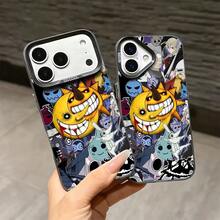 Anime S-Soul Eater Phone Case Compatible With  17 16e 16 15 14 13 12 11 Mini Pro Max Air X XR XSMAX 8 7 Plus Anti-Drop Matte Back Cover, Daily Use Case, Shockproof Protective Case, Lightweight Shell, Durable Material, Casual User,  User - 混合顏色 - 查看 3