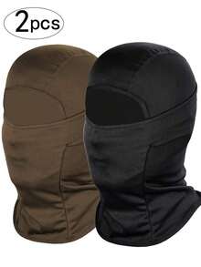 2pcs Men's Lightweight Balaclava Face Mask, Sun Protection Mask Suitable For Motorcycle, Skiing And Other Sports - Nhiều màu - Xem 4