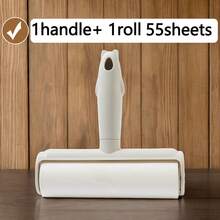 1 Set Of Large Multifunctional Plastic Pet Hair Remover Set, 16cm Long With 55 Tear Design And Strong Dust Removal Roll Paper, Suitable For Cleaning Sofas, Beds, Carpets, Clothing, And Pet Hair - Multicolor - View 15