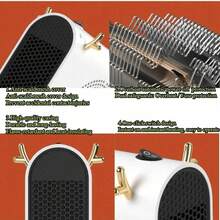 RAF 宿舍及家用取暖器，喇叭形取暖器，小型热风扇，桌面暖手宝，立式取暖器，办公桌面热风扇，情人节及圣诞节礼物折扣 - 英規插(220-240V) - 查看 6