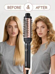 CRASTS 2-In-1 Hot Air Brush, Straightener & Curler, Multi-Function Hair Styling Tool, Model HC-061 - EU C Type Plug(220-240V) - View 7