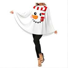 1 件圣诞服装圣诞服装新款舞会外套斗篷成人圣诞服装 - 彩色 - 查看 6