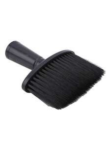 1pc Men's Neck Duster Brush, Soft Hair Neck Brush, Plastic Handle Neck Hair Cleaning Brush, For Cleaning Neck And Ear Hair, Barber Supplies, Beard Brush, Haircutting Tool, Haircutting Cleaning Tool, Suitable For Daily And Salon Use - Black - View 14