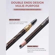 beauty glazed Waterproof Eyebrow Pencil, Long-Lasting Makeup Effect, Create Perfect Eyebrow Shape, Professional Precision Shaping, Universal Eyebrow Pencil
