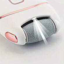 Automatic Foot Scrubber 1pc With 5 Grinding Heads - Electric Dead Skin And Callus Removal - Home Travel Foot Beauty Tool For Adults