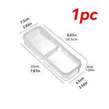 1/5 hộp đựng thực phẩm - Hộp đựng cơm trưa Bento nhiều ngăn có thể tái sử dụng, thích hợp cho gia đình, trường học, công việc và du lịch, có nắp đựng thực phẩm, hộp đựng đồ ăn nhẹ, hộp đựng cơm trưa Bento có thể kiểm soát khẩu phần cho người lớn, khay đựng trái cây - trong suốt - Xem 11