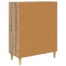 vidaXL Sideboard Artisan-Eiche 34 x 69.5 x 90 cm Holzwerkstoff