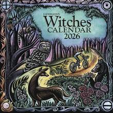 2026 Witch'S Calendar - 12 Months Of Mystical Witches & Occult Practices, Weekly-Monthly View, Perfect For Collectors And Hobbyists, English Language, Ideal Gift For Home Or Office Deco, For Halloween - Witch - View 12