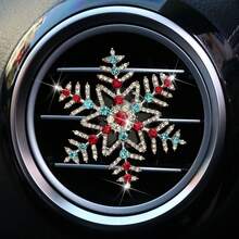 Christmas Car Air Vent Fragrance Clip, Cartoon Car Air Conditioner Aromatherapy Decor, Interior Accessory, Car Air Vent Decoration, Christmas Tree/Money Tree Creative Gift