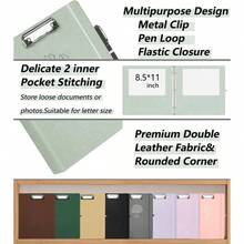 - Carpeta organizadora de 3 anillos de 2.54, con portapapeles, 5 separadores con bolsillo, carpeta plstica, 18 etiquetas para divisores y porta bolgrafo diseo Black Weeds, tamao carta - Sauge + 1 pulgada (tamaño carta) - Ver 5