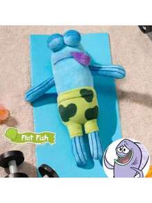 1件 2025 最新时尚比基尼海滩居民趣味毛绒玩偶树懒鱼吊坠玩偶，包包挂饰 - 生日礼物、圣诞礼物、派对礼品、最佳礼物