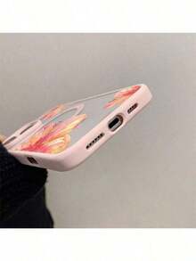 Magnetic Flower Design Phone Case Compatible With Apple 16 ProMax, Magnetic Charging 14 Pro Lens Protection Soft Silicone Transparent Minimalist Shock-Proof Case Compatible With Samsung Galaxy A15/A16/A35/A54/A55/A56/S22/S22 PLUS/S22 ULTRA/S23/S23 FE/S23 PLUS/S23 ULTRA/S24/S24 FE/S24 PLUS/S25 PLUS/S24 ULTRA/S25 EDGE/S25 ULTRA Waterproof Anti-Fall Scratch Resistant - 款式1(1pc) - 查看 5