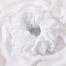 1条纯色休闲波西米亚风涤纶(特丽纶)发圈,四季皆宜,马来西亚/印尼女士头巾/发饰,发圈,马尾辫发绳,发圈,发饰,健身运动跑步装备橡皮筋,美容家居发饰 - 黑色 - 查看 28