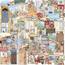 50张透明卡通涂鸦贴纸，DIY适用于盒子、杯子、笔记本、头盔 - 彩色 - 查看 2