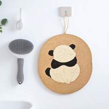 1 طقم: وسادة خدش القطط من السيزال والألعاب المتينة من السيزال للقطط + فرشاة تنظيف ذاتي للحيوانات الأليفة، ألعاب حبال السيزال لخدش القطط، مناسبة للقطط الصغيرة للتسلق واللعب داخل المنزل، فرشاة إزالة الشعر المتساقط للقطط ذات الشعر الطويل، إزالة التشابك والطبقة السفلية، فرشاة تنظيف الحيوانات الأليفة