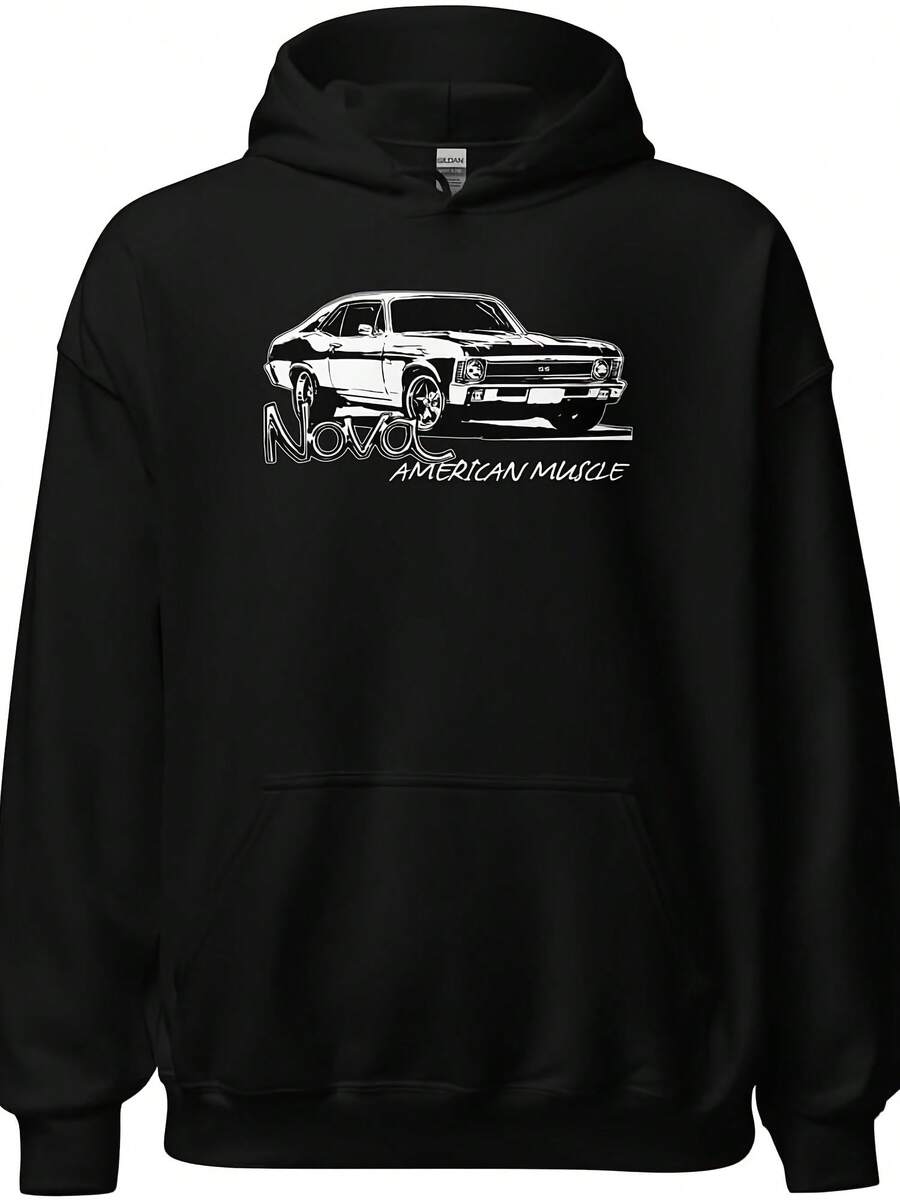 Aggress Tead 1969 Nova Hoodie S Car Enthusiast Sweatshirt - 款式1 - 查看 1