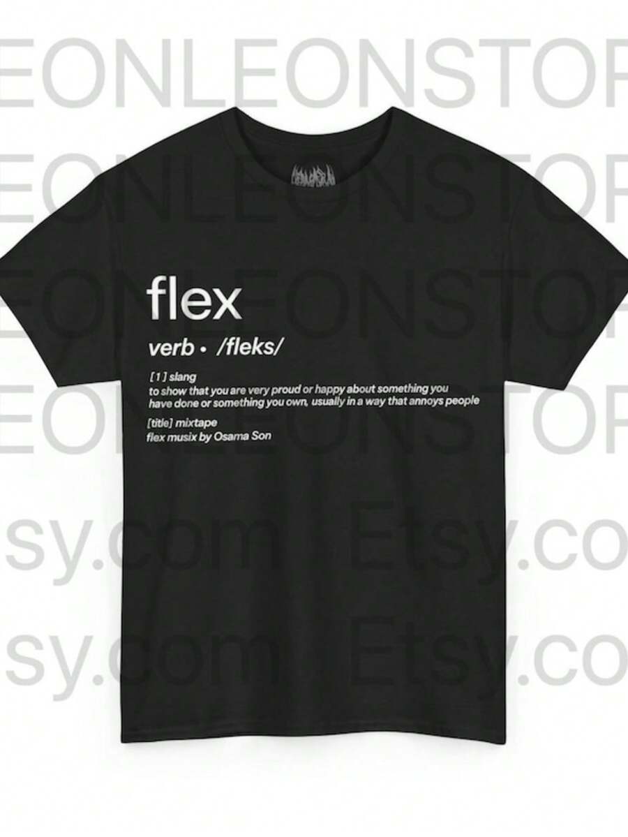 Osamason Flex Definition T-Shirt Flex Musix Merch Tee Shirt - màu đen - Xem 1