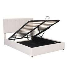 Bed Frames - Cream White + Upholstered - View 10