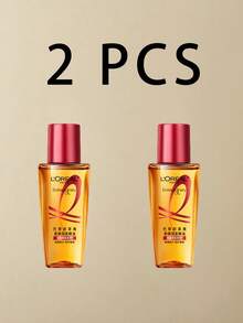 L'Oreal 50毫升/1.69盎司 优质护发油，适用于染发或干性发质，修复受损发质，令秀发柔顺亮泽，适合所有发质，旅行装 - 金色 - 查看 11