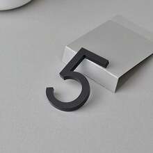 3D akryl modern husnummerskylt, självhäftande väggmonterad dörrnummerskylt, ingen elektricitet behövs - hållbart väderbeständigt material - Multifärgad - Visa 10