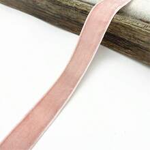 5 Yards X 20mm Colorful Single-Sided Flocked Ribbon, Flocked Ribbon For Bows, Gift Wrapping - 20mm Wide - View 29