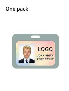 1/3 buc ecuson de identitate personalizat cu fotografie, cu sigla, fotografia și numele dvs., vine cu clemă pentru șnur. Personalizabil cu fotografie, nume, funcție și data angajării. Minimalist și elegant, personalizat și profesional. Cadou perfect în stil business pentru prieteni și iubite, ecuson de identitate unic pentru muncă, potrivit pentru companie, la locul de muncă, ziua de naștere, ceremonie de absolvire, petrecere de absolvire, Ziua Tatălui, Ziua Mamei, aniversări personalizate și alte ocazii.