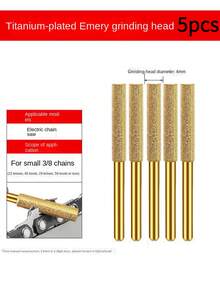 5 Stücke Diamant Kettensägenschärfer Drehwerkzeug Feile, geeignet für künstlichen Jade, Glas, Metall und verschiedene Echo & Poulan Schärfgrößen von 4 mm/4,8 mm/5,5 mm. - Verschiedenfarbig - Übersicht 14
