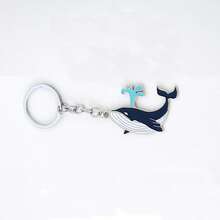 1pc Cute LovelyPenguins Turtles Keychains Whale Cute Ocean Animals Key Rings For Women Girls Friendship Gift Handmade DIY Jewelry - Multicolor - View 11