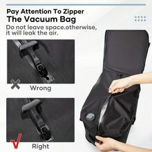 Ba lô du lịch nén chân không dung tích lớn unisex, ba lô leo núi bằng nylon chống thấm nước đạt tiêu chuẩn hàng không, ba lô túi khí nén chân không di động, vật dụng thiết yếu cho du lịch ngoài trời. - Nhiều màu - Xem 8