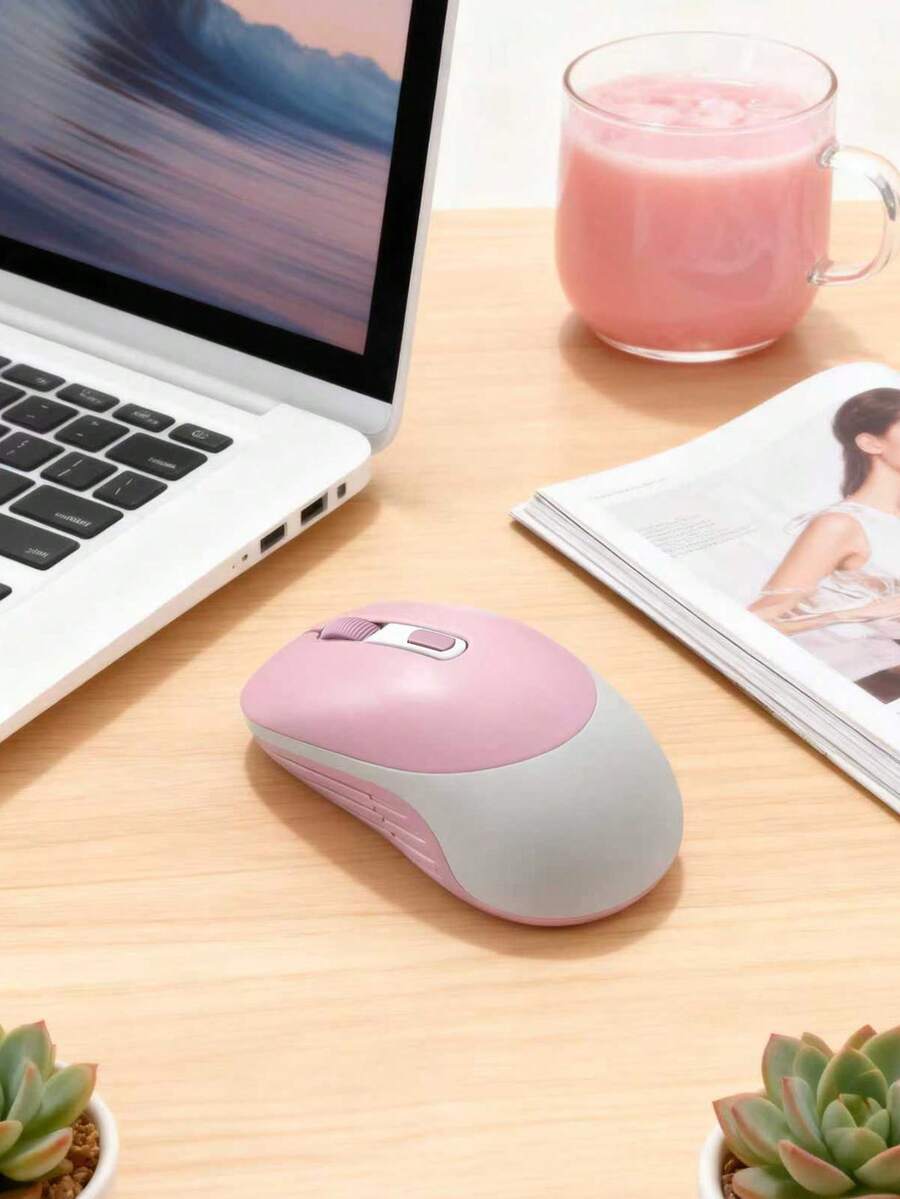 Mouse wireless 2.4G, mouse silențios pentru birou și gaming, potrivit pentru PC și laptop